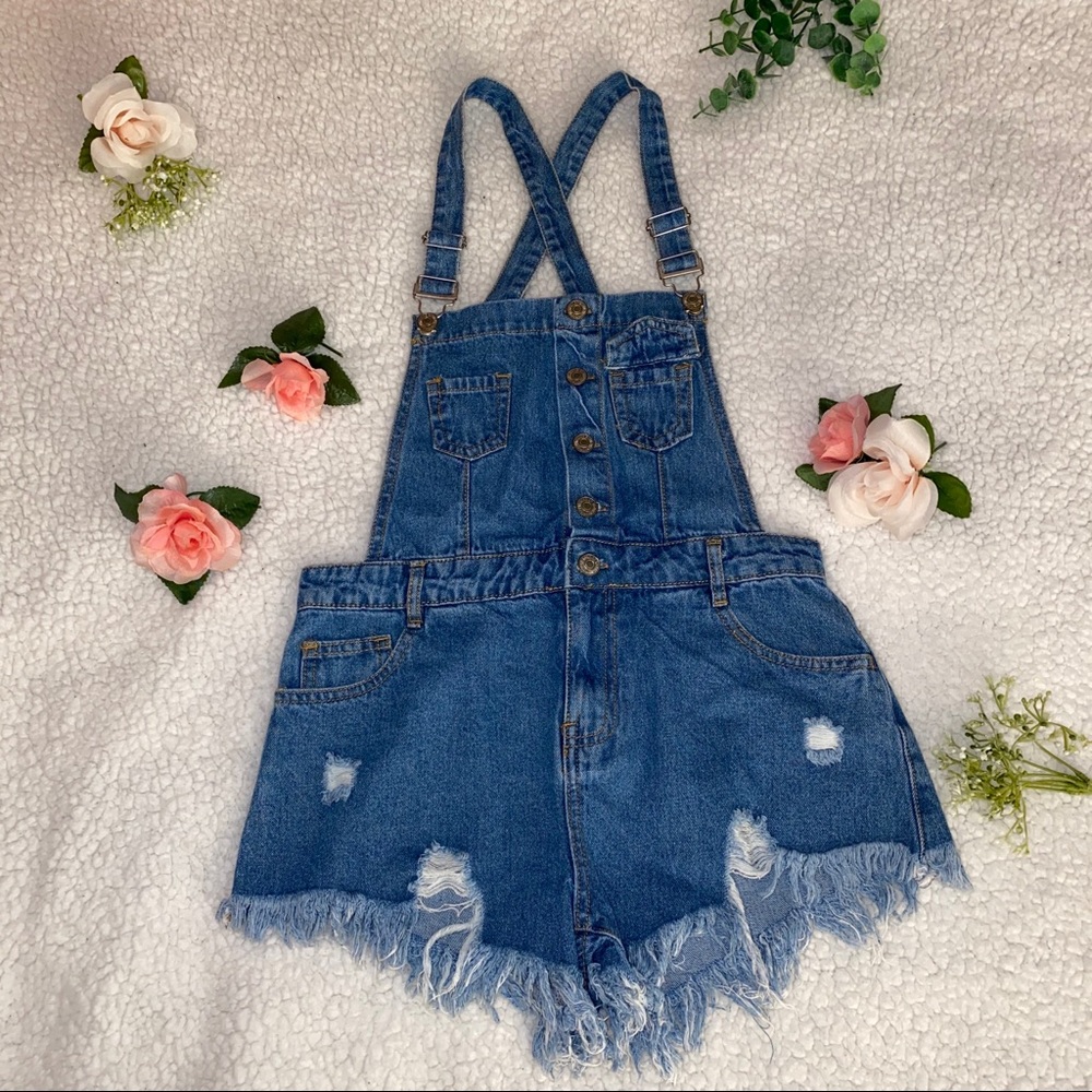 Daisy Duke Denim Overalls